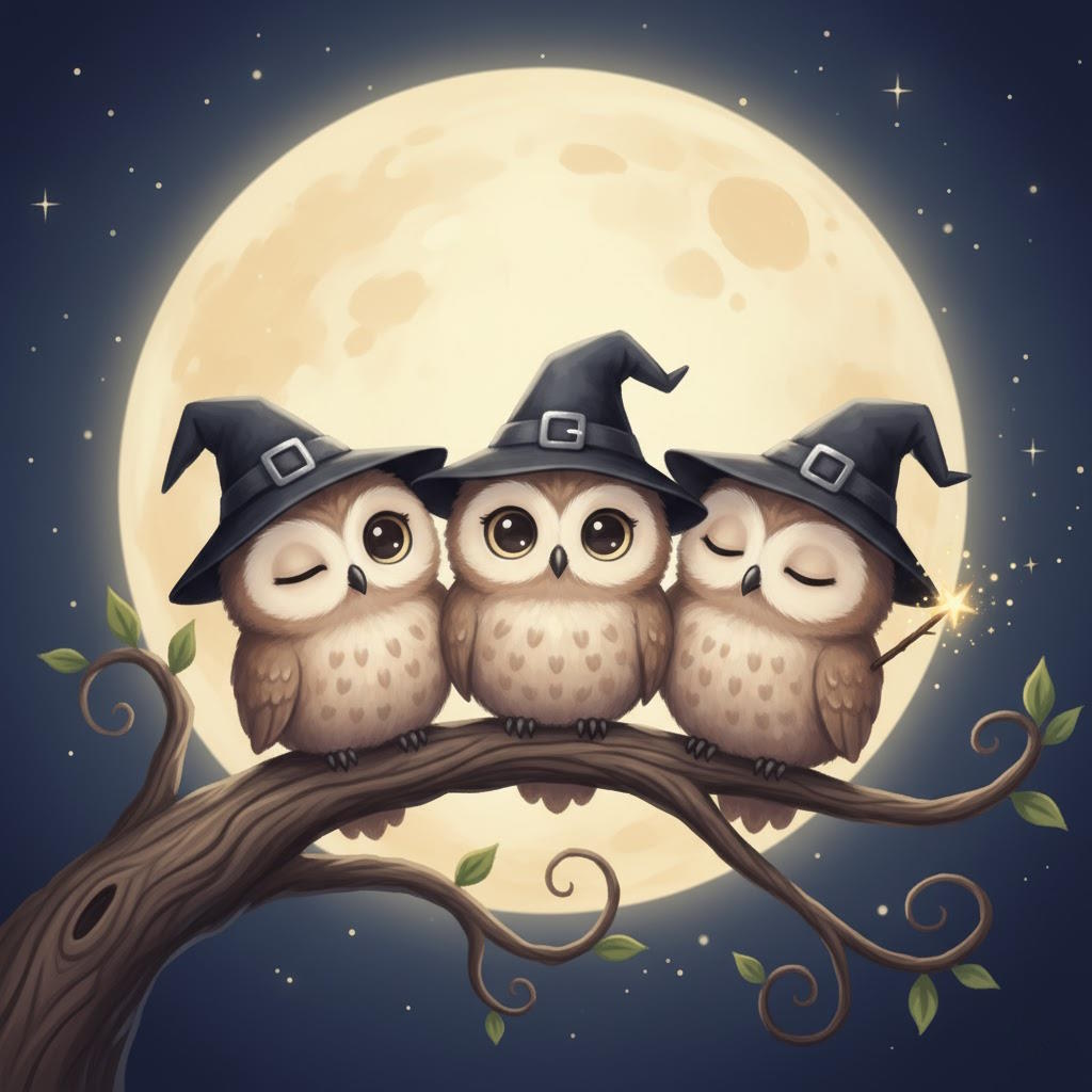 Baglyok halloween éjjelén